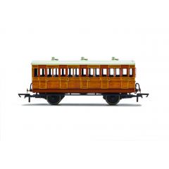 Hornby OO Scale, R40415 Private Owner Four Wheel Third 10, 'IoW CR', Teak Livery small image