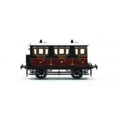 Hornby OO Scale, R40437 L&MR (Ex L&BR) Queen Adelaide's Saloon No. 2, 'Queen Adelaide's Saloon' L&MR Brown Livery small image