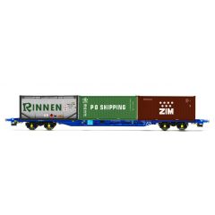 Hornby OO Scale, R60239  KFA Container Wagon  Livery, Includes Wagon Load small image