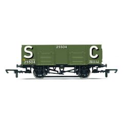 Hornby OO Scale, R60256 Private Owner 20T/21T Steel Mineral Wagon 25504, 'S C' (Stephenson & Clarke), Grey Livery small image