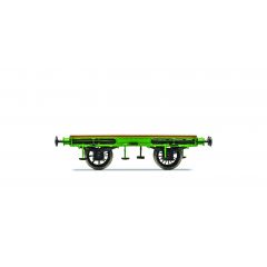 Hornby OO Scale, R60276 L&MR Flat Bed Wagon L&MR Green Livery small image