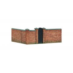 Hornby Skaledale OO Scale, R7355 Garden Wall for Victorian Terrace House, Front and Right Hand small image