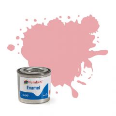 Humbrol , AA0057 No 57 Pastel Pink - Matt - 14ml - Enamel Paint small image