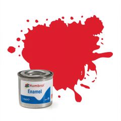 Humbrol , AA0206 No 19 Bright Red - Gloss - Enamel Paint - 14ml Tinlet small image