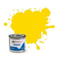 Humbrol , AA0761 No 69 Yellow - Gloss - Enamel Paint - 14ml Tinlet small image