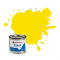 Humbrol , AA1095 No 99 Lemon - Matt - Enamel Paint - 14ml Tinlet small image