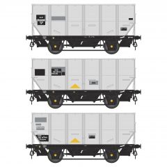 Accurascale OO Scale, ACC1018-HUO-T BR HUO 24.5T Coal Hopper B336514, B333955 & B334282, BR Grey Livery small image