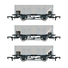 Accurascale OO Scale, ACC1084-MDOE BR MDO 21T Mineral Wagon B201284, B201322 & B201394, BR Grey Livery Triple Pack small image