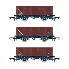 Accurascale OO Scale, ACC1097 BR MDV 21T Mineral Wagon B311206, B314080 & B311368, BR Bauxite (TOPS) Livery small image