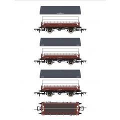 Accurascale OO Scale, ACC1100-COILAA BR KAV 21T Coil A Wagon B949133, B949144 & B949146, BR Bauxite Livery Triple Pack small image
