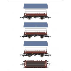 Accurascale OO Scale, ACC1102-COILAC BR KAV 21T Coil A Wagon B949152, B949163 & B949140, BR Bauxite Livery Triple Pack small image
