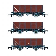 Accurascale OO Scale, ACC1111 BR MDW 21T Mineral Wagon B312249, B314156 & B314641, BR Bauxite (TOPS) Livery small image