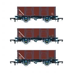 Accurascale OO Scale, ACC1112 BR MDW 21T Mineral Wagon B313052, B313179 & B313873, BR Bauxite (TOPS) Livery small image