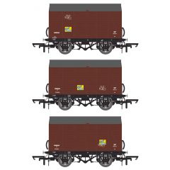 Accurascale OO Scale, ACC2053 BR (Ex SR) Banana Van S50869, S50840 & S50854, BR Bauxite Livery with 'Geest' Labels small image