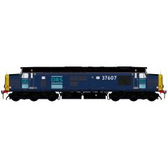 Accurascale OO Scale, ACC231337607 DRS Class 37/6 Co-Co, 37607, DRS Blue Livery, DCC Ready small image