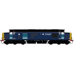 Accurascale OO Scale, ACC231337607DCC DRS Class 37/6 Co-Co, 37607, DRS Blue Livery, DCC Sound small image
