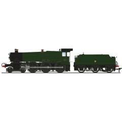 Accurascale OO Scale, ACC2501-7801 GWR 7800 'Manor' Class 4-6-0, 7801, 'Antony Manor' GWR Green (Shirtbutton) Livery, DCC Ready small image