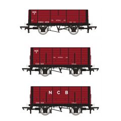 Accurascale OO Scale, ACC2826 NCB (Ex NER) NER 20T Hopper, 8 Plank, Diagram P7 9300/4038, 9300 7469 & 9300 7530, NCB Bauxite Livery small image
