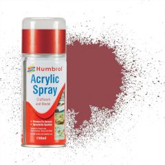 Humbrol , AD6073 No 73 Wine Red Oxide - Matt - Acrylic Paint - 150ml Spray small image