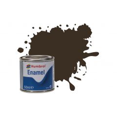 Humbrol , AQ0010 No 10 Service Brown - Gloss - Enamel Paint - 50ml Tinlet small image