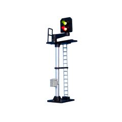 Berko OO Scale, B242R 2 Aspect Home Signal, Red, Green, Standard Offset Right, Square Head  small image