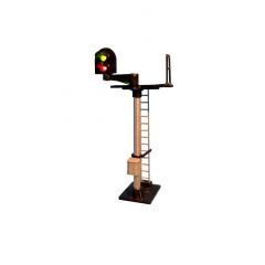 Berko OO Scale, B243L 2 Aspect Home Signal, Red, Green, Standard Offset Left, Round Head  small image