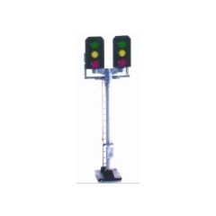 Berko OO Scale, B533 3-3 Aspect Home Signal, Red, Yellow, Green, Standard T Junction, Square Head  small image