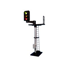 Berko OO Scale, B551L 3 Aspect Home Signal, Red, Yellow, Green, Standard Offset Left, Square Head  small image