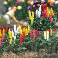 Busch OO Scale, BUS1218 Garden Lupins small image