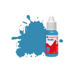 Humbrol , DB0048 No 48 Mediterranean Blue - Gloss - Acrylic Paint - 14ml Bottle small image