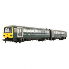 EFE Rail OO Scale, E83021 GWR (FirstGroup) Class 143 2 Car DMU 143603 (Unknown), GWR Green (FirstGroup) Livery, DCC Ready small image