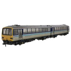 EFE Rail OO Scale, E83033 BR Class 144 2 Car DMU 144011 (55811 & 55834), BR Regional Railways (Blue & White) Livery, Weathered, DCC Ready small image