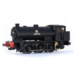 EFE Rail OO Scale, E85002 BR (Ex LNER) J94 (Ex-WD 'Hunslet Austerity' 0-6-0ST) Class Saddle Tank 0-6-0ST, 68043, BR Black (Early Emblem) Livery, DCC Ready small image