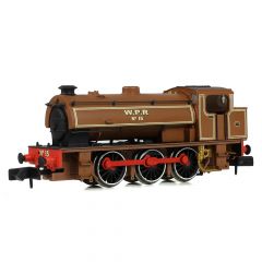 EFE Rail N Scale, E85509 Private Owner (Ex LNER) J94 (Ex-WD 'Hunslet Austerity' 0-6-0ST) Class Saddle Tank 0-6-0ST, 15, 'W.P.R' (Wemyss Private Railway), Lined Brown Livery, DCC Ready small image