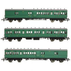 EFE Rail OO Scale, E86013 LSWR Cross Country 3-Coach Pack SR Malachite Green small image