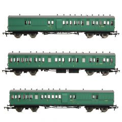 EFE Rail OO Scale, E86015 LSWR Cross Country 3-Coach Pack BR (SR) Green small image