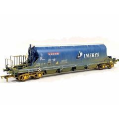 EFE Rail OO Scale, E87003 Private Owner JIA Bogie Tank Wagon 3370 0894010-4, 'Imerys', Blue Livery, Weathered small image