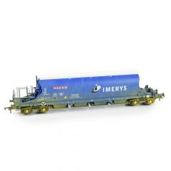 EFE Rail OO Scale, E87026 Private Owner JIA Bogie Tank Wagon 33-70-0894-016-1, 'Imerys', Blue Livery, Lightly Weathered small image