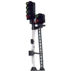 Eckon OO Scale, ES17 4-2 Aspect Home Signal, Red, Yellow, Green, Yellow & Red, Green, Standard Junction, Round Head  small image