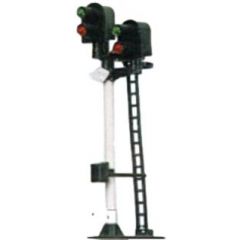 Eckon OO Scale, ES5 2-2 Aspect Home Signal, Red, Green, Standard Junction, Round Head  small image