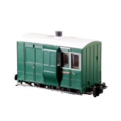 Peco OO-9 Scale, GR-535 Freelance (Ex GVT) GVT Brake Coach Green Livery small image