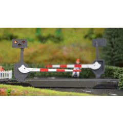 Train Tech N Scale, LCN10 Level Crossing Barrier Set with Lights & Sound (Single) small image