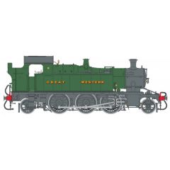 Lionheart Trains O Scale, LHT-S-4502 GWR 45XX Class Tank 2-6-2T, Un-numbered, GWR Green (Great Western) Livery, DCC Ready small image