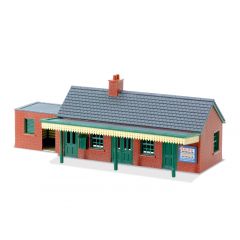 Peco OO Scale, LK-12 Country Station Building, Brick small image