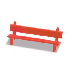 Peco OO Scale, LK-26 Platform Seats, Red small image