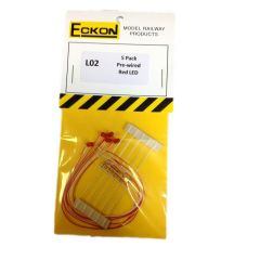 Eckon OO Scale, L02 Pre-wired Red LED small image