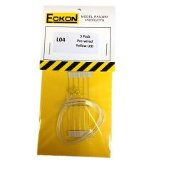 Eckon OO Scale, L04 Pre-wired Yellow LED small image