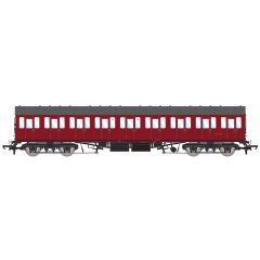Accurascale OO Scale, ACC2373-M46300 BR Mk1 57ft 'Suburban' Third (T) M46300, BR Crimson Livery small image
