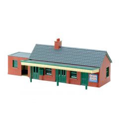 Peco N Scale, NB-12 Country Station Building, Brick Type small image
