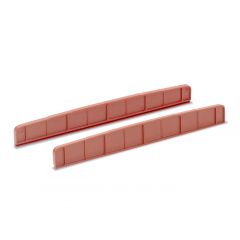 Peco N Scale, NB-39 Girder Bridge Sides, Plate Girder Type, Red Oxide small image